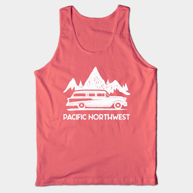 PNW Wagon Tank Top by happysquatch